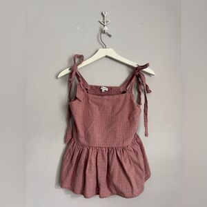 Madewell Rosalie Tie-Strap Top